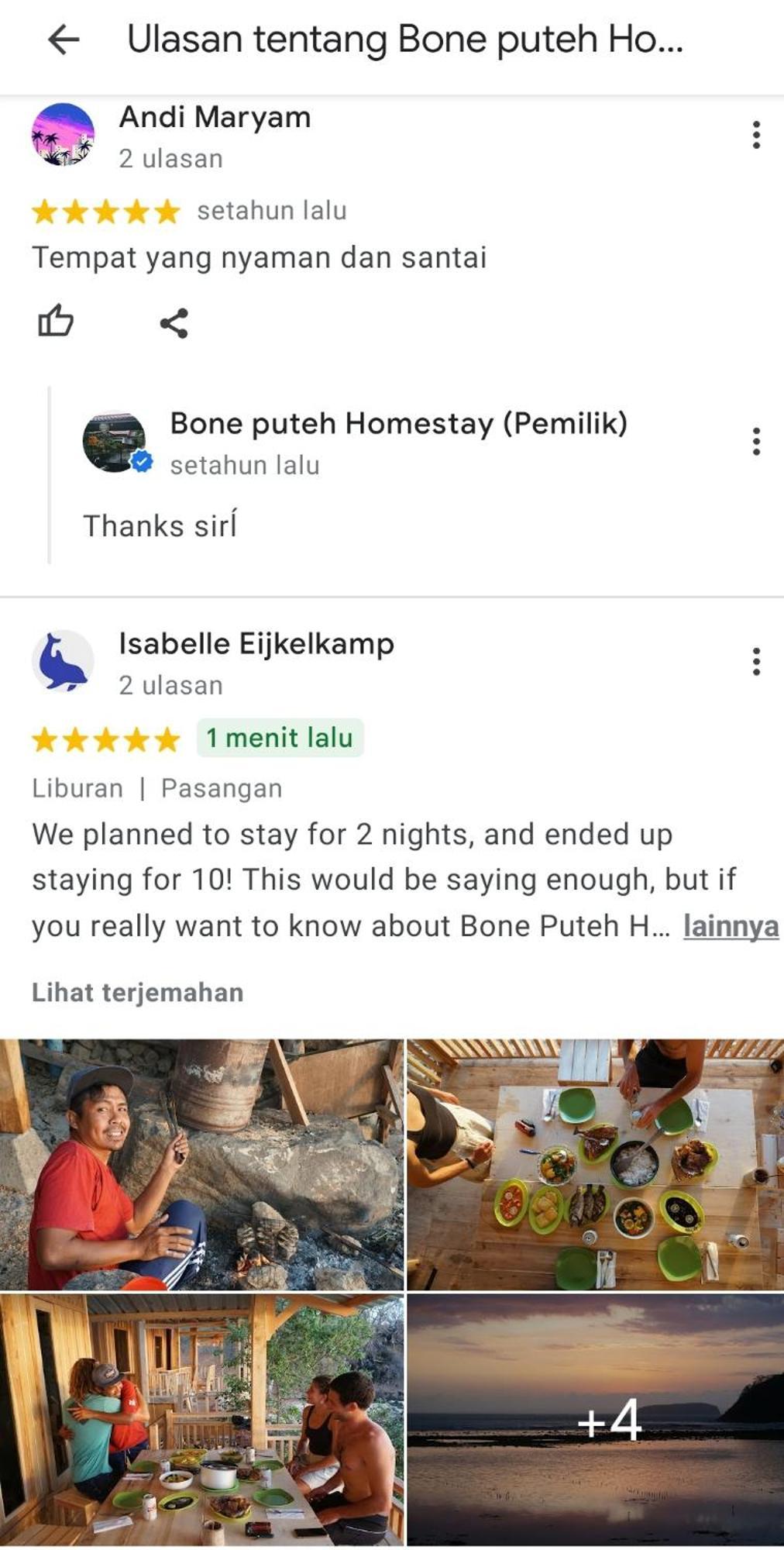 Boneputeh Homestay Taliwang Exterior photo